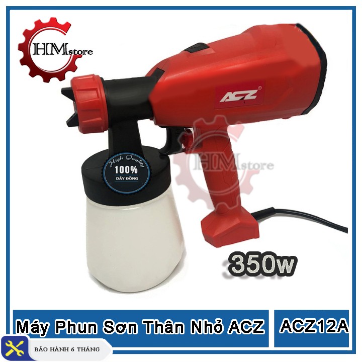 Máy Phun Sơn Mini 800ml ACZ - Máy phun sơn cầm tay ACZ12