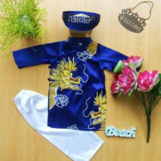 Set Áo dai rồng 2 đầu bé trai