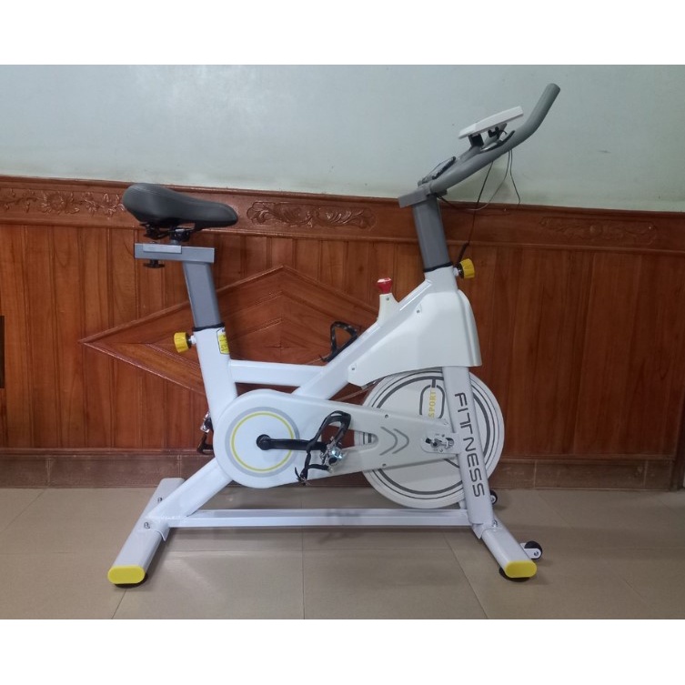 Xe đạp tập thể dục tại nhà Fitness Q8, KHÁNG TỪ không tạo tiếng ồn, Đồng hồ đo nhịp tim, Yên xe mềm và thoáng khí