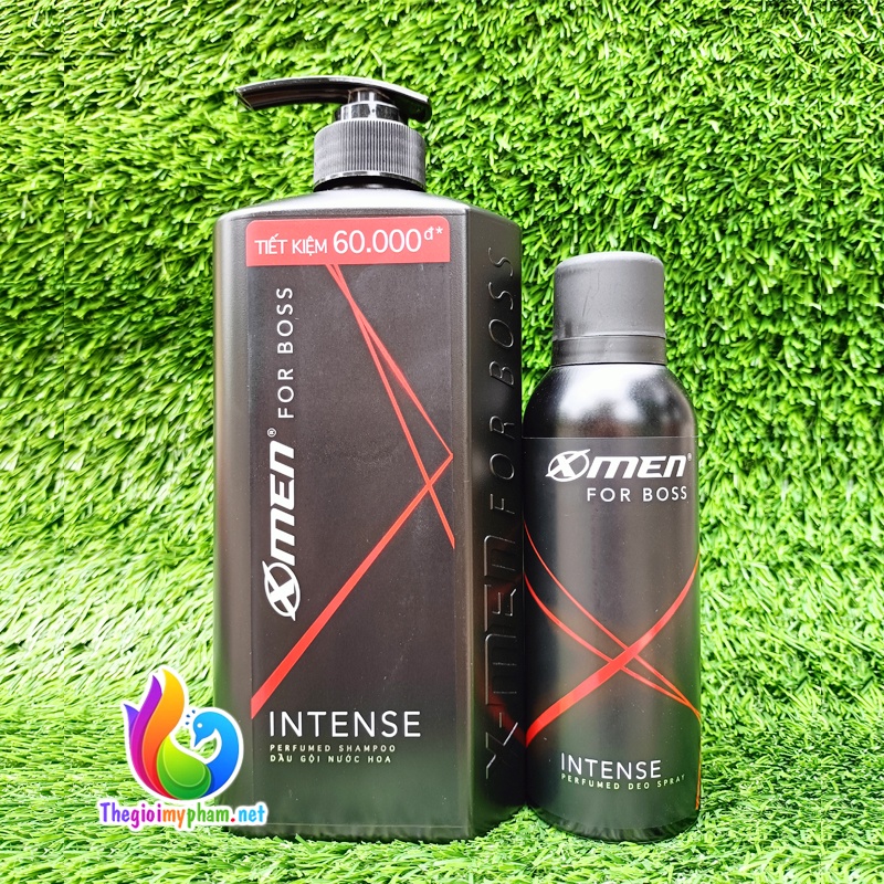Combo Dầu Gội XMen For Boss 650g + Xịt XMen For Boss 150ml