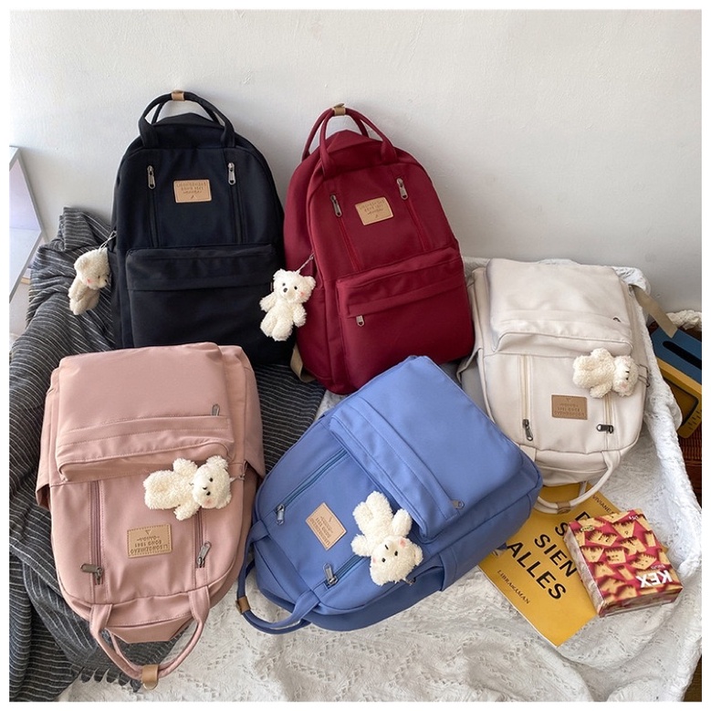 Balo Đi Học Balo Laptop Dành Cho Nữ Phong Cách Hàn Quốc M008