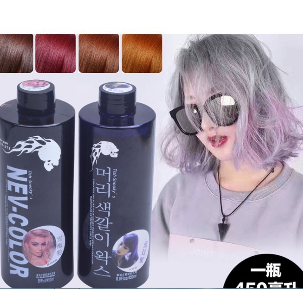 Nhuộm phủ bóng Hàn Quốc 5D NEV-Color tone màu thời trang , màu pha săn không cần oxi , tóc nhuộm bóng đẹp