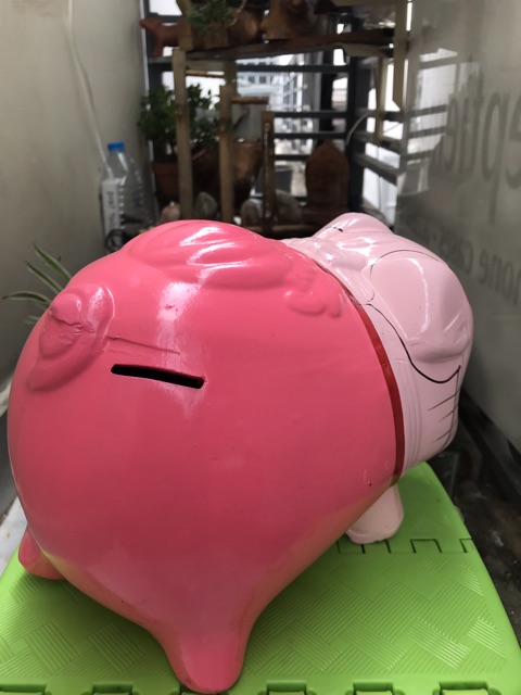 Heo đất kitty hồng size XL