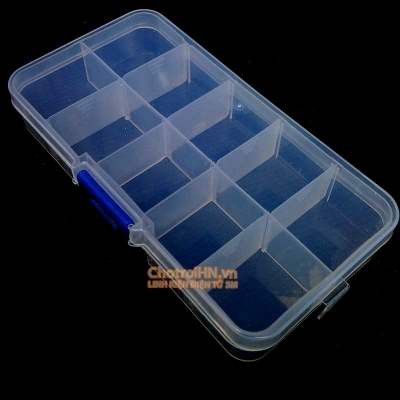 Hộp Đựng Linh Kiện Điện Tử 10 Ngăn