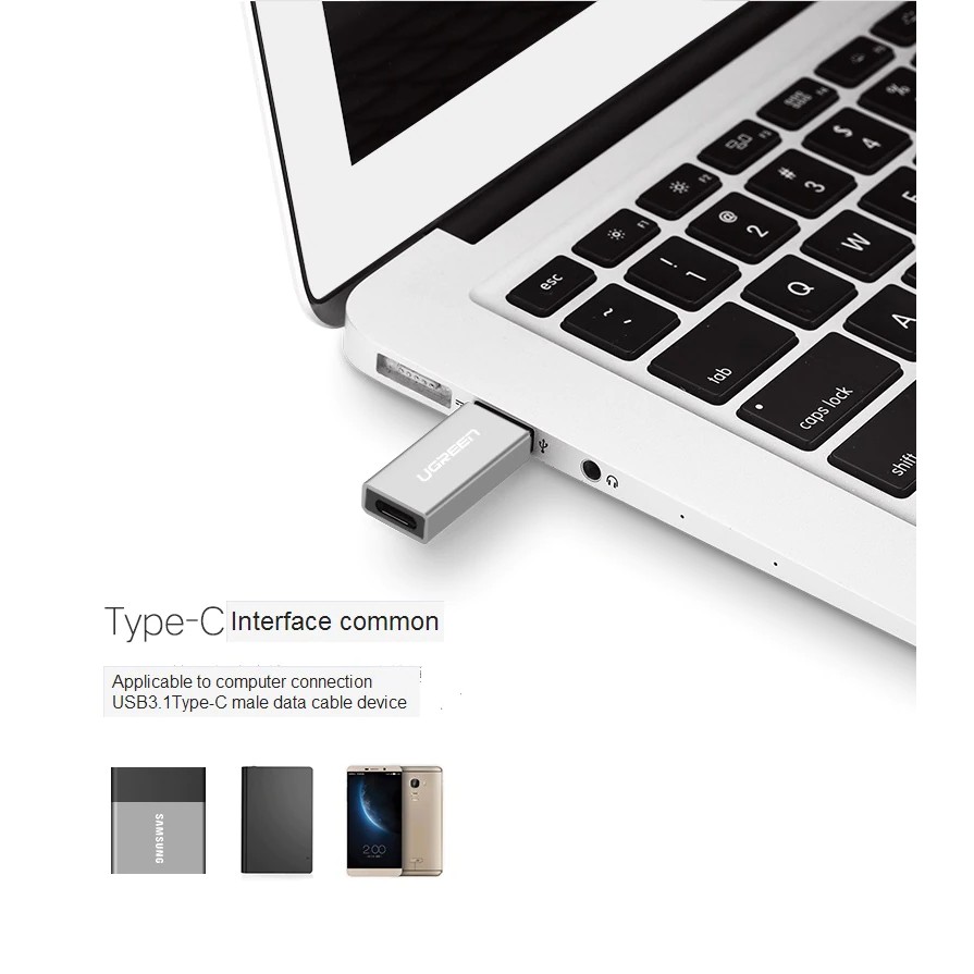 Đầu Chuyển Đổi Usb 3.0 Sang Type-C Cho Hdd/Điện Thoại/Máy Tính Bảng/Samsung