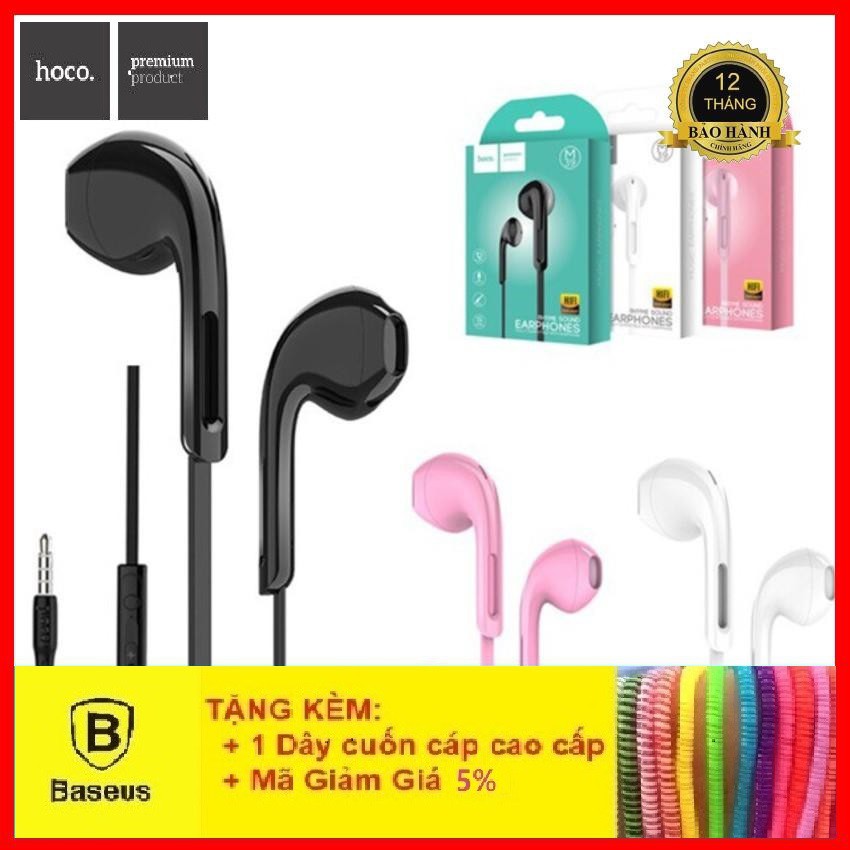 Tai Nghe Nhét Tai In-ear Hoco M39CỰC HOTTai Nghe Có Dây Jack 3.5mm - Tai Nghe Điện Thoại Âm Thanh Hay Bảo Hành 12T