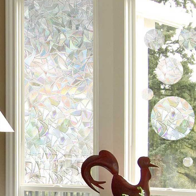 Miếng Dán Kính Cửa Sổ Mặt Nhám Bằng PVC Mờ Tự Dính Có Thể Tháo Gỡ Trang Trí Bảo Vệ Sự Riêng Tư Cho Nhà Bếp Nhà Tắm