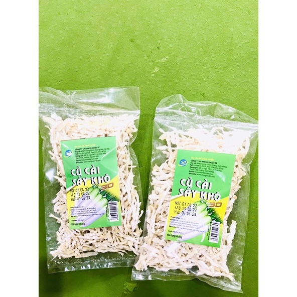 Củ cải sấy khô sợi nhỏ 50g