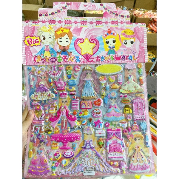 Sticker 3d cho bé SHOP MẸ BÚN