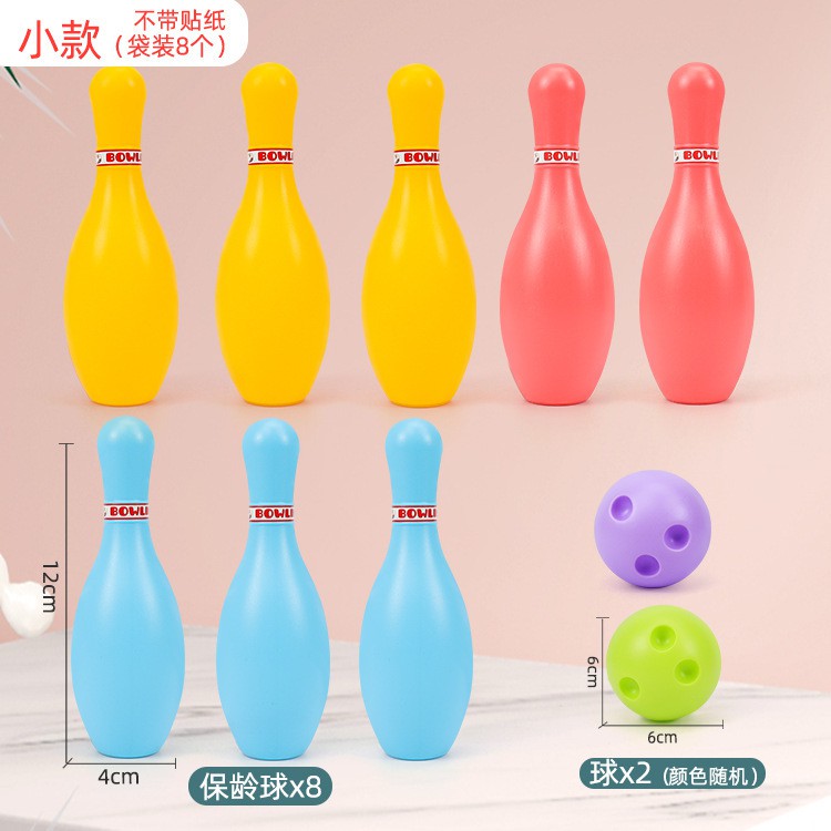 Bộ đồ chơi bowling 8 chai 2 bóng siêu đẹp cho bé phát triển toàn diện