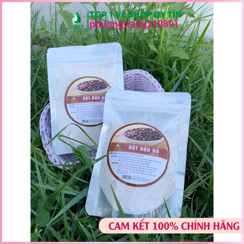 Bột đậu đỏ nguyên chất dưỡng da trắng hồng, mềm mại