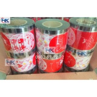 CUỘN MÀNG ÉP LY NHỰA- MÃ 168 (CUỘN KEO ÉP LY TRÀ SỮA)