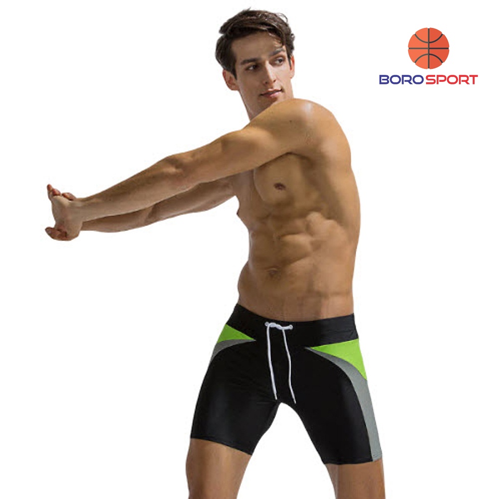 Quần bơi nam Boxer CLEACCO DEENYT Chất liệu Superfine polyester cao cấp (Tặng kèm nón bơi + bịt tai silicon) BORO SPORT