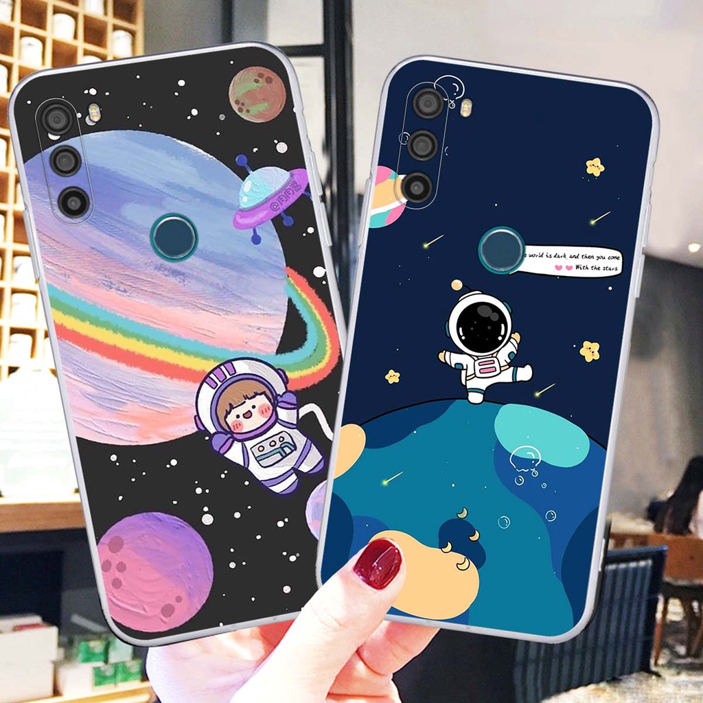 Ốp Vsmart Active 3 in hình vũ trụ, phi hành gia bầu trời cute dễ thương