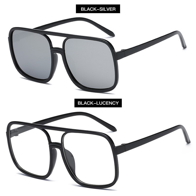 Kính Mát Gọng Vuông Bản To Chống Tia Uv Thời Trang Cho Nữ | BigBuy360 - bigbuy360.vn