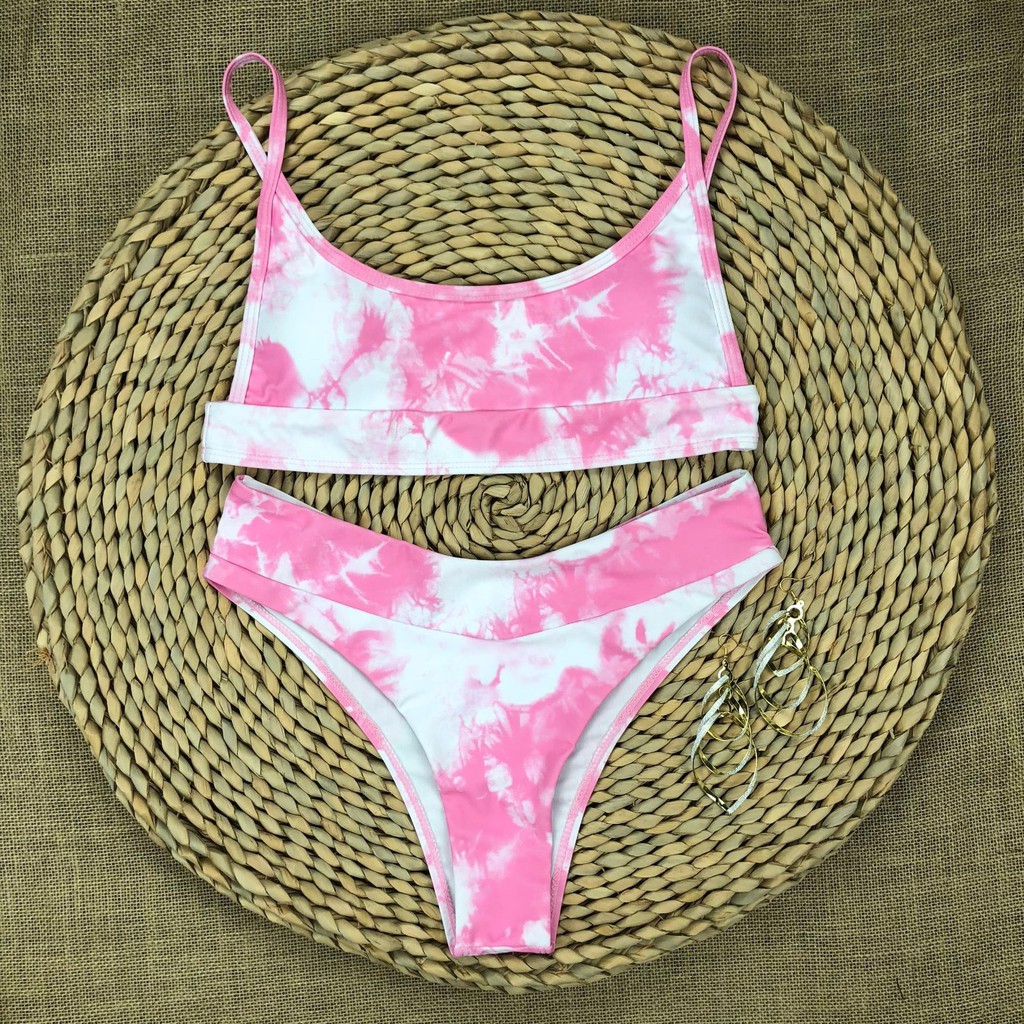 Bộ đồ tắm bikini 2 mảnh H146 thiết kế nâng ngực màu gradient thời trang cho phái nữ | BigBuy360 - bigbuy360.vn