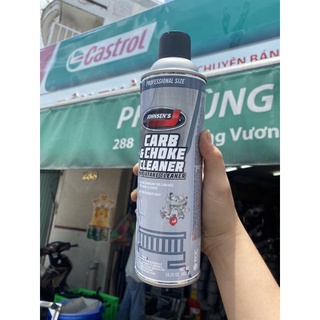 100% Hàng Chính Hãng]Chai xịt vệ sinh bộ chế hoà khí, bình xăng con Johnsen’s Carb & Choke Cleaner 461g