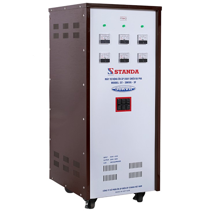 Ổn Áp Standa 30KVA 3 Pha Dải 260-430V Chính Hãng