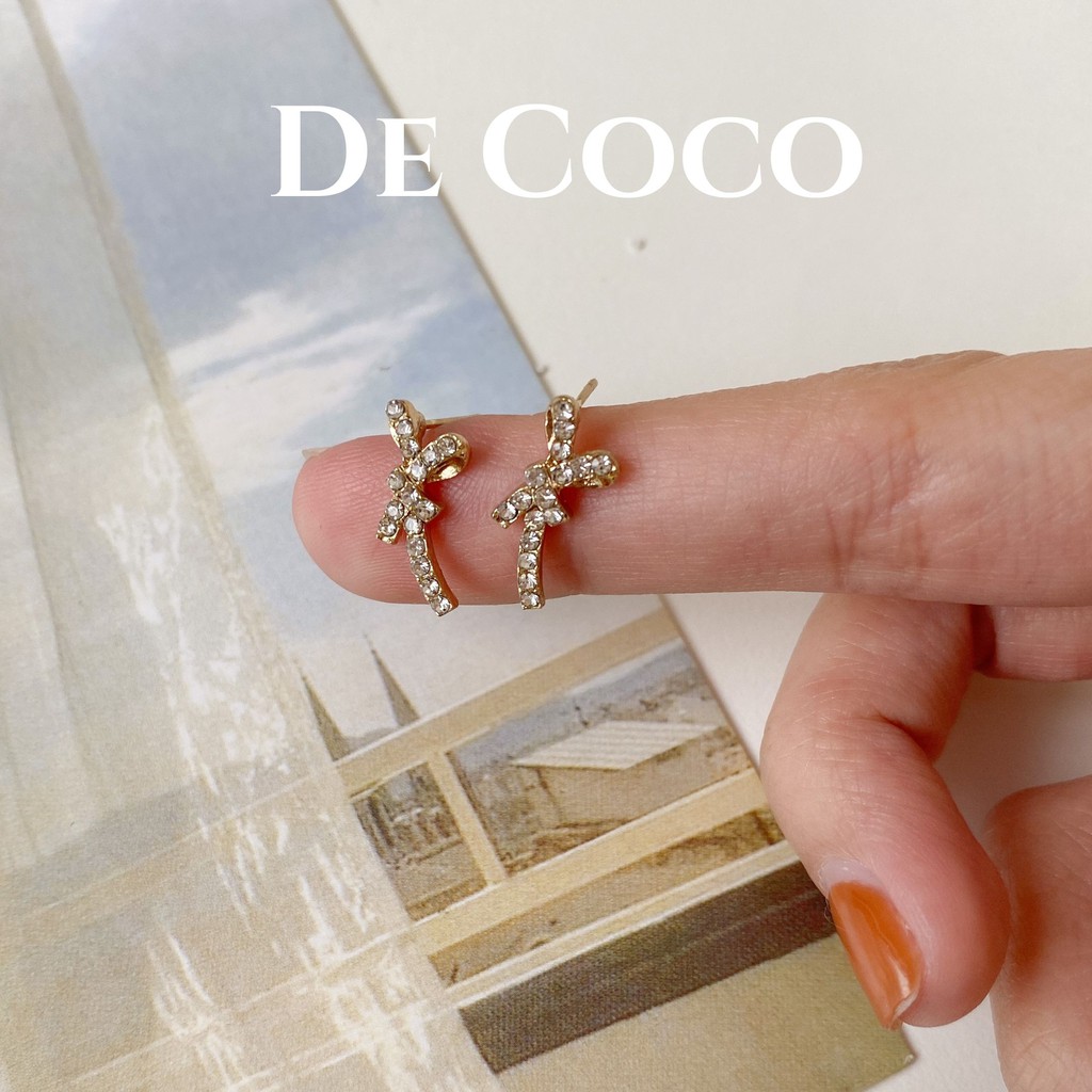 Khuyên tai nữ khảm xà cừ Donna De Coco