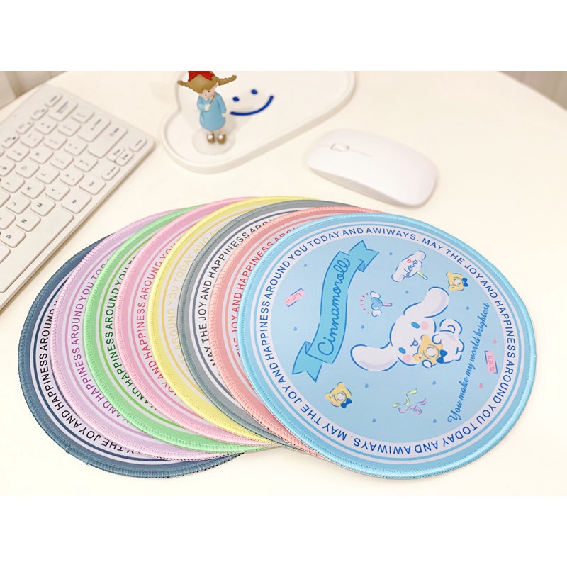 Tấm Lót Chuột Máy Tính Chống Trượt 8 Kiểu Dáng 23X23cm