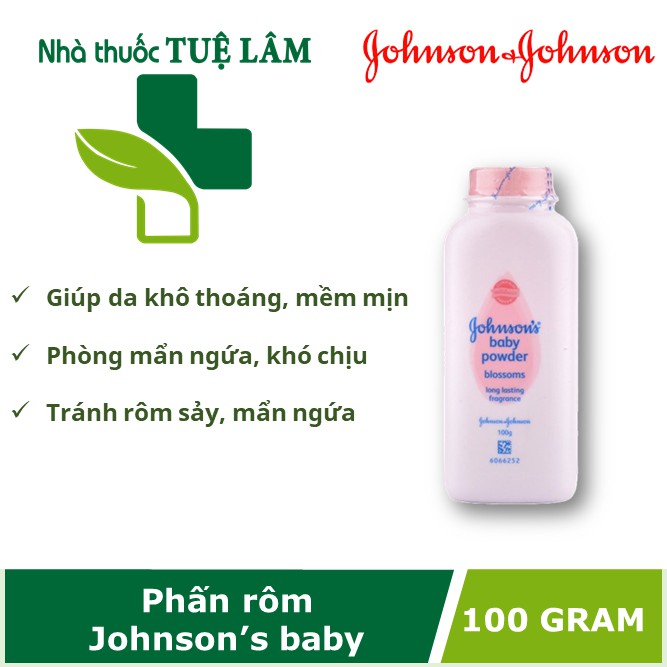 Phấn rôm Johnson Baby - chống hăm cho bé, an toàn dễ chịu