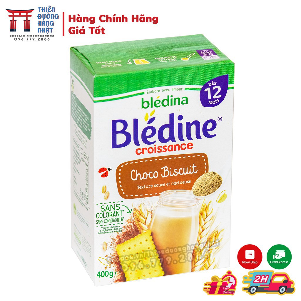 [HÀNG CHÍNH HÃNG] Bột pha sữa Bledine Pháp, bột lắc sữa Bledina ăn dặm cho bé 400g [Date T11/2021 - T3/2022] Michi