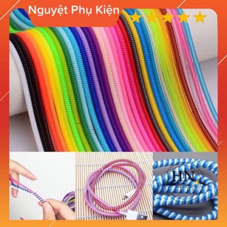 Dây quấn bảo vệ cáp sạc và tai nghe điện thoại (giao màu ngẫu nhiên)