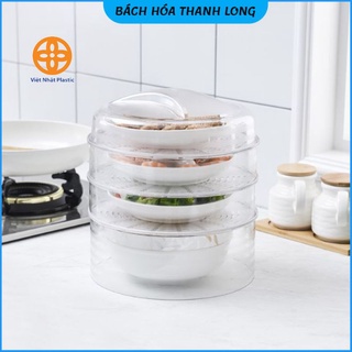 Lồng bàn đa năng 5 tầng Việt Nhật, Lồng bàn giữ nhiệt ❤️FREESHIP❤️ Khay đậy thức ăn thiết kế hiện đại bền đẹp (2676)