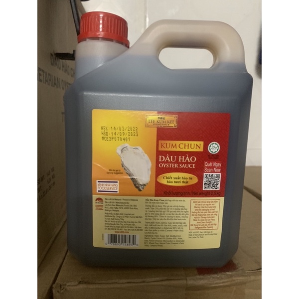 DẦU HÀO KUM CHUN 2,5 KG LEE KUM KEE - KUM CHUN OYSTER SAUCE 4.8