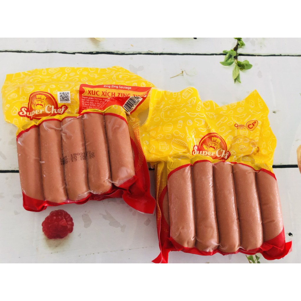 1kg xúc xích Đức CP Super Chef (20 cây)