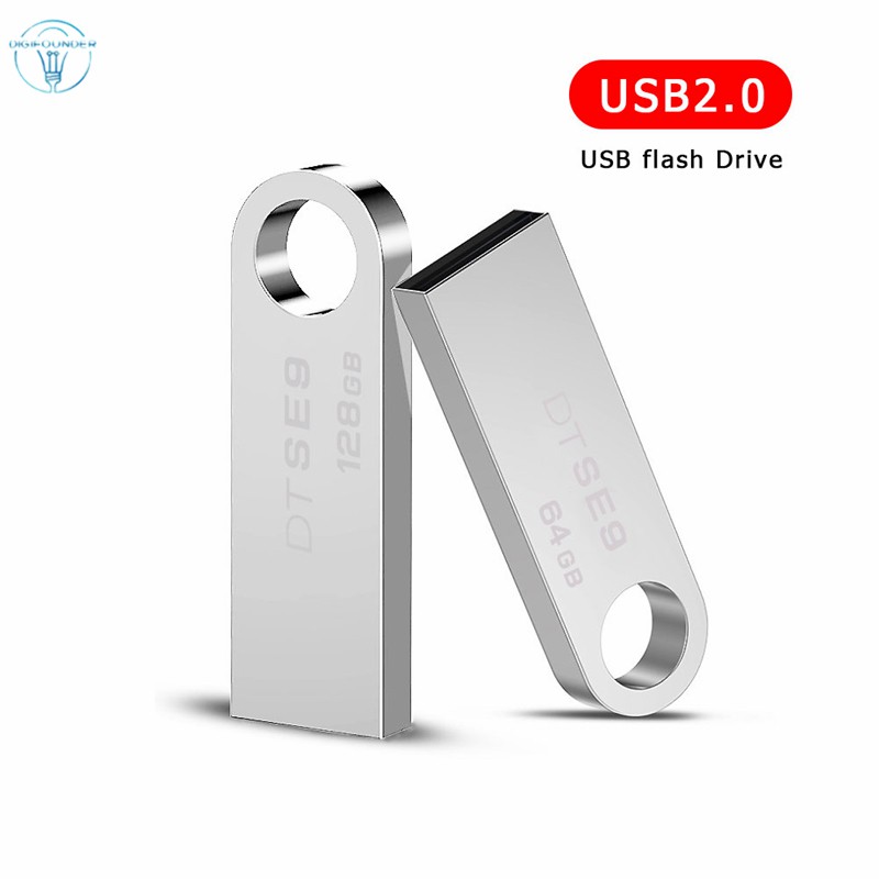 USB Flash Dung Lượng 64GB 128GB Tốc Độ Cao Vỏ Kim Loại Màu Vàng Đồng/Bạc