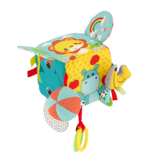 Đồ chơi khám phá Infantino Peek & Seek Sensory Discovery Cube