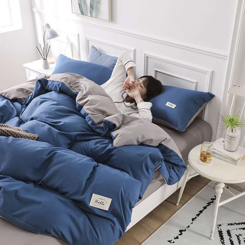 Bộ đồ giường: Bộ khăn trải giường / Vỏ chăn / áo gối mềm mại và thoải mái theo phong cách Bắc Âu Không có ruột