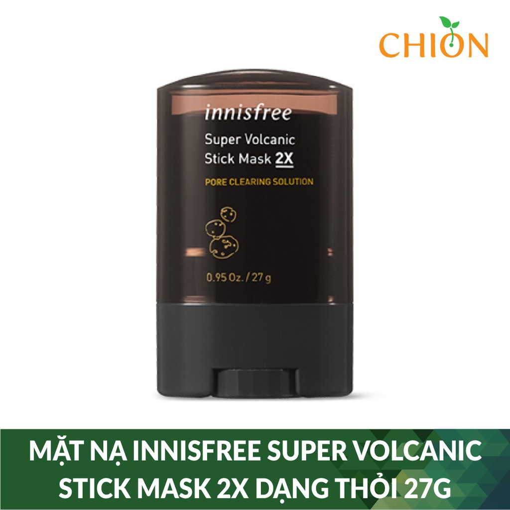 Mặt Nạ Innisfree Super Volcanic Stick Mask 2X Dạng Thỏi Kiểm Soát Bã Nhờn 27ml - Hàn Quốc Chính Hãng