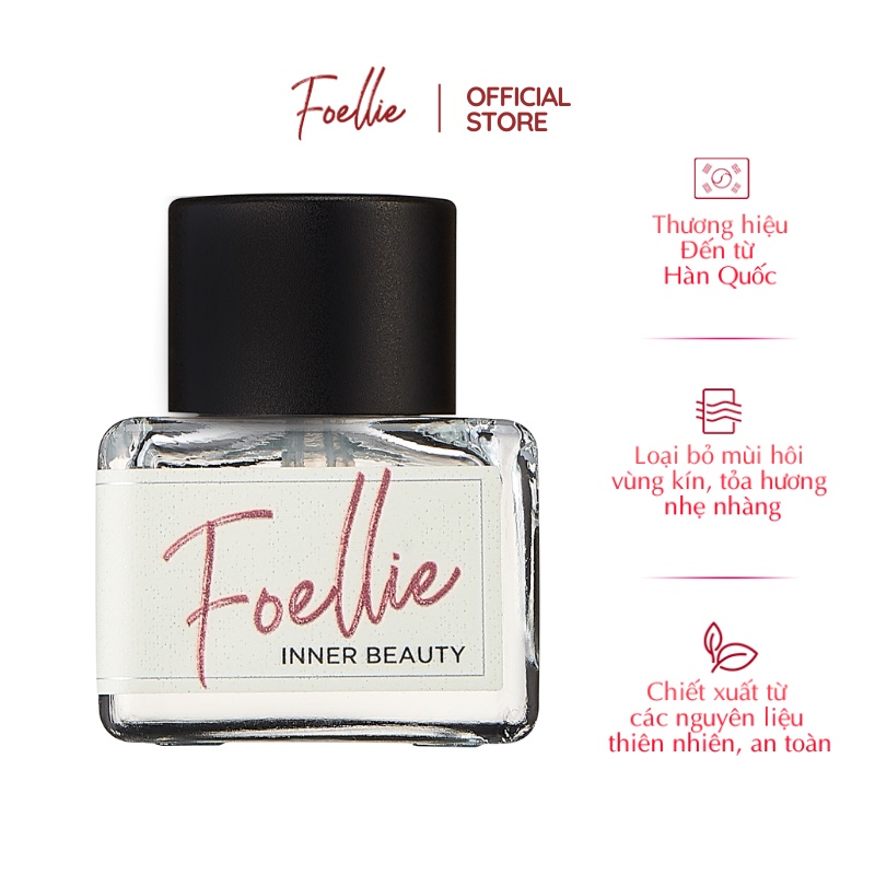 [Mã FMCGMALL giảm 8% đơn 250K] Nước Hoa Vùng Kín Foellie Hương Đào Dịu Ngọt 5ml - Eau de Bonbon Inner Perfume 6080