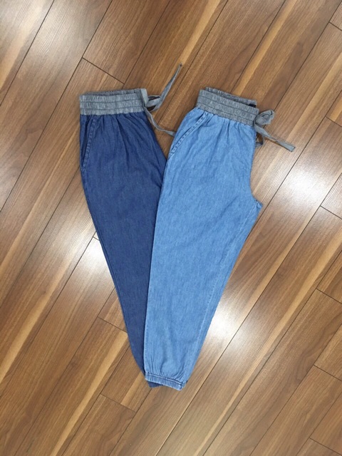 QUẦN JEANS GIẤY BO LAI MỚI HAI MÀU