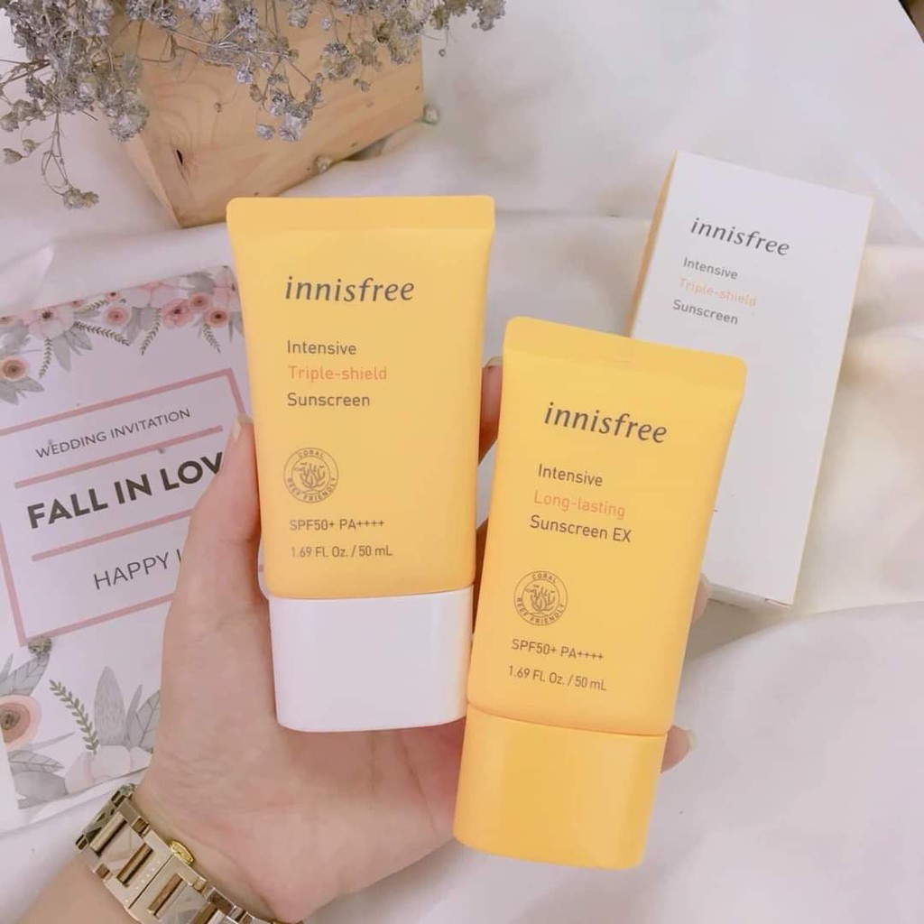 [NEW] Kem chống nắng Innisfree Intensive Triple Shield Sunscreen 50ml