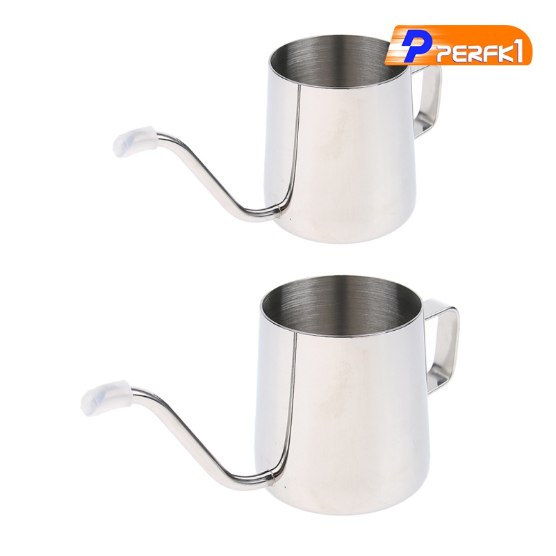 Hot-8.5oz Pour Over Coffee Gooseneck Kettle Hand Drip Pot Stainless Steel