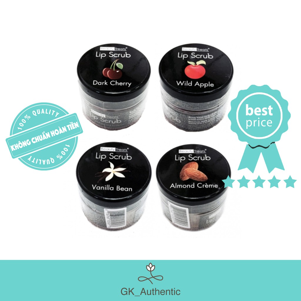 Beauty Treats Lip Scrub - Tẩy Da Chết Môi Nhiều Loại