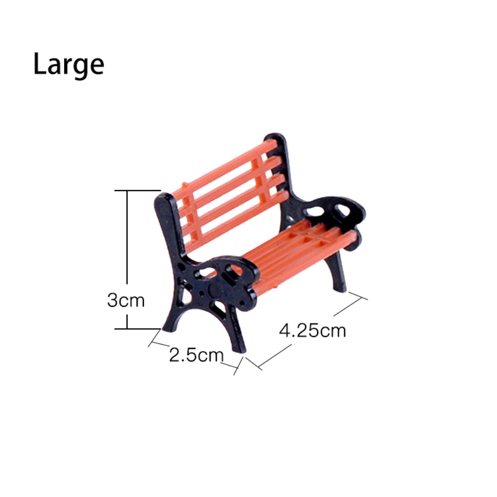 Aubess Windycat Khu Vườn Mini Công Viên Thu Nhỏ Ghế Dự Bị Mô Hình Thủ Công DIY Trang Trí Nhà Sáng Tạo