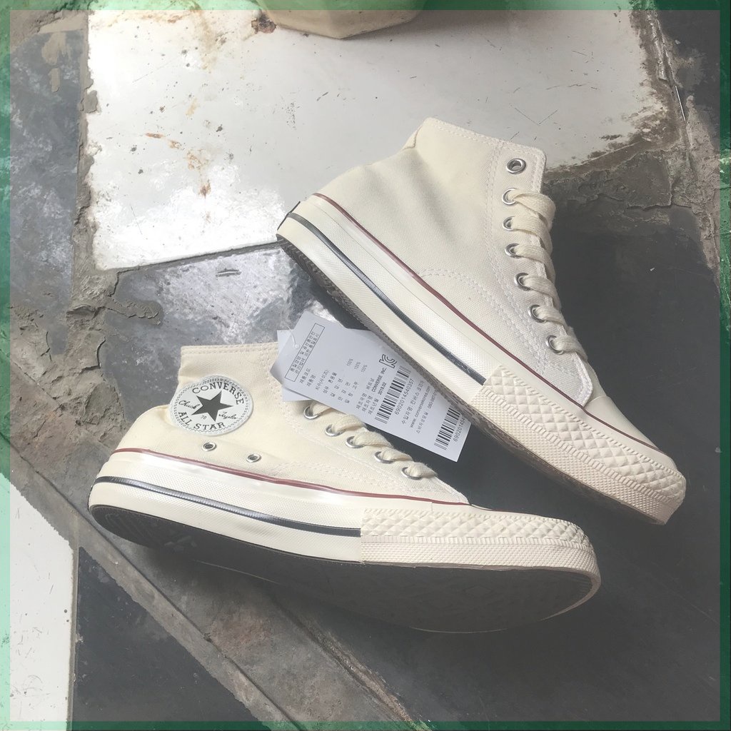 Giày_Converse Cổ Cao Nam Nữ Full Box, Giày CV 1970s Trắng Thời Trang Hàng Cao Cấp Ahri.Sneaker