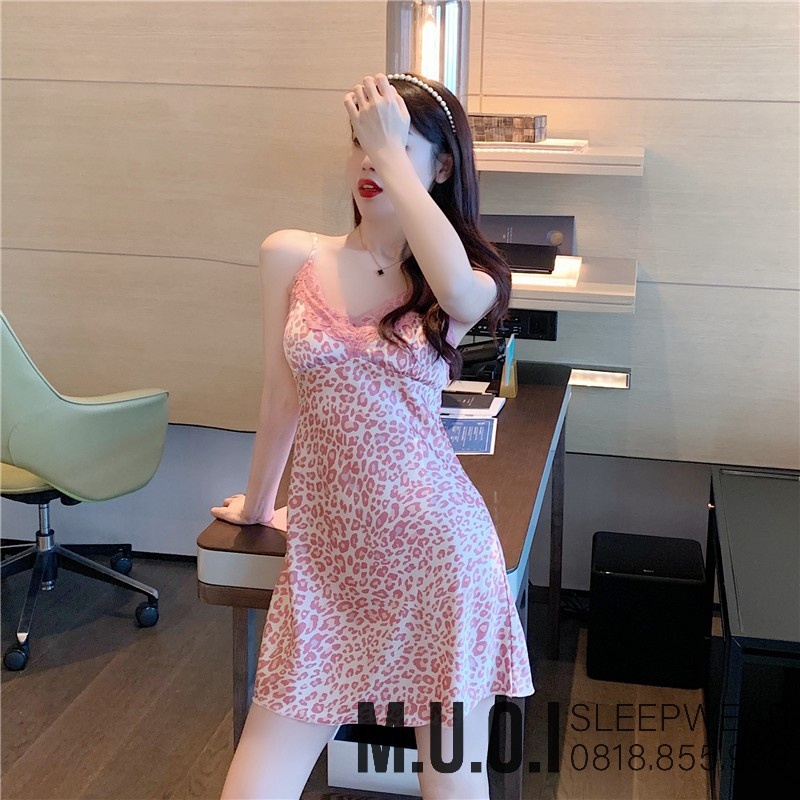 Váy ngủ sexy Quảng Châu - Váy ngủ da beo CAO CẤP