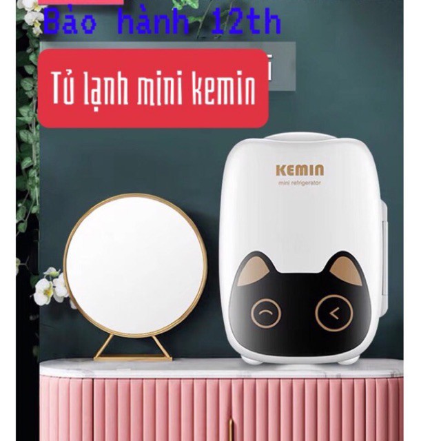 Tủ lạnh mini bảo quản sữa mẹ, mỹ phẩm KEMIN 6L cao cấp