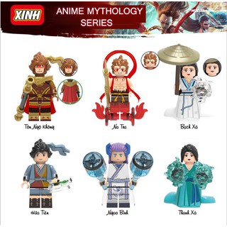 Đồ chơi lắp ráp Minifigures nhân vật Nazha, Sun Wukong