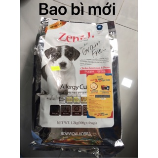 Thanh lý date 12/2022 Thức ăn cho chó con hạt mềm Zenith puppy 1.2kg
