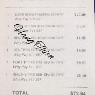 DHA cho bé Healthy Care 60 viên  Úc