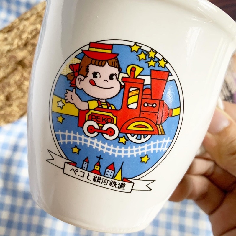 Ly cốc Peko milky gốm sứ hoạt hình dễ thương phong cách Nhật bản