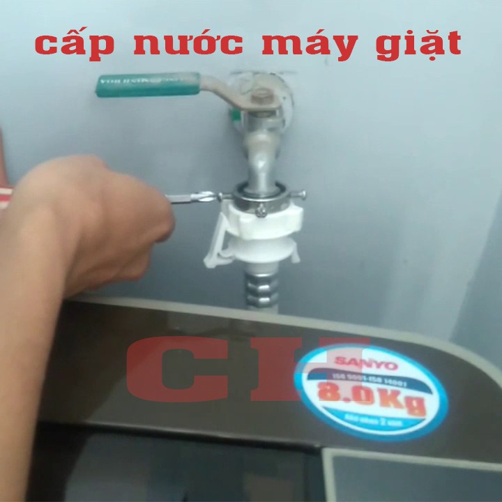 Dây cấp nước máy giặt cửa trên 1.5m