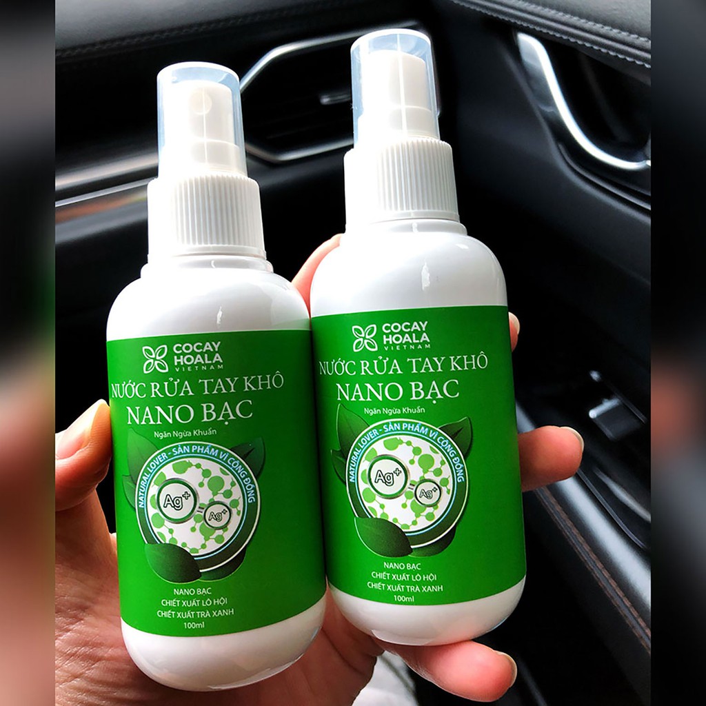 Nước Rửa Tay Khô Nano Bạc Sát Khuẩn Vượt Trội Cocayhoala 100ml | BigBuy360 - bigbuy360.vn