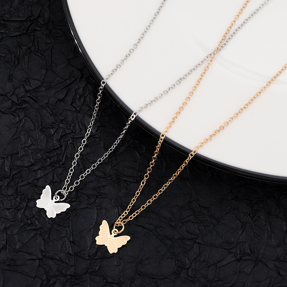 Dây chuyền mặt hình bướm phong cách boho retro cho nữ